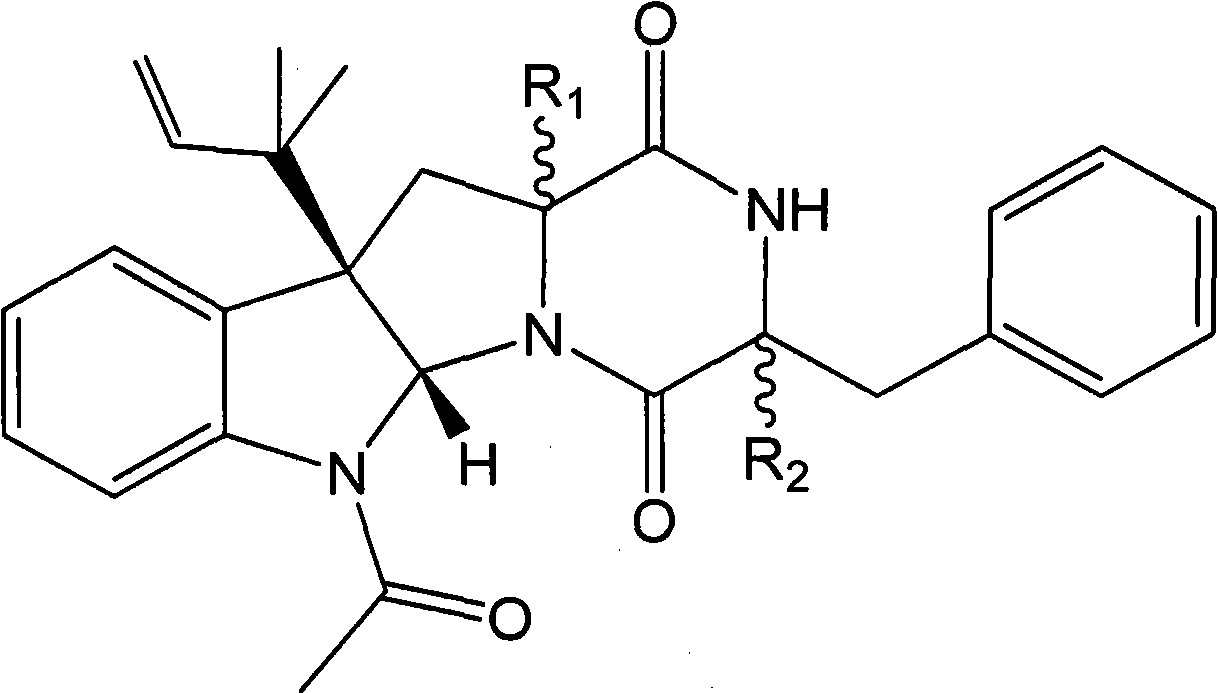 Diketopiperazine compound as well as composition, preparation method and application thereof