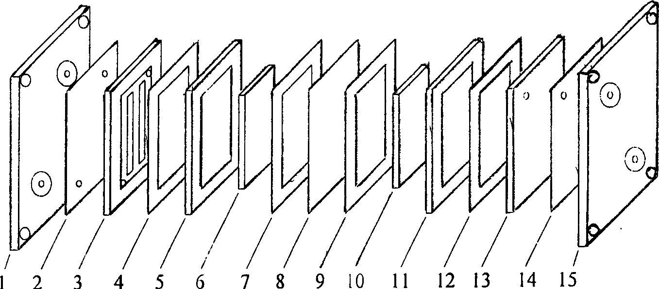 Method for producing electrode of sodium polysulfide/bromine novel energy storage cell