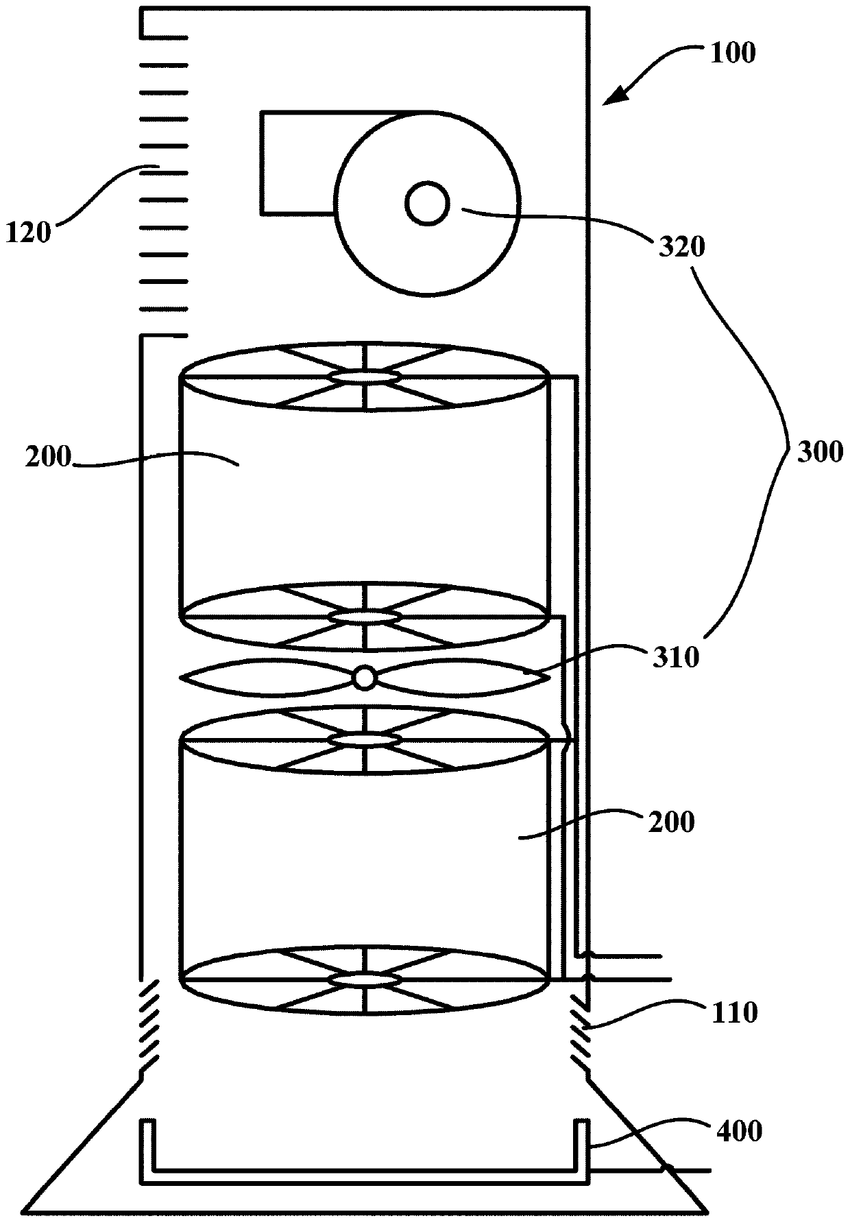 Vertical cabinet type air conditioner indoor unit