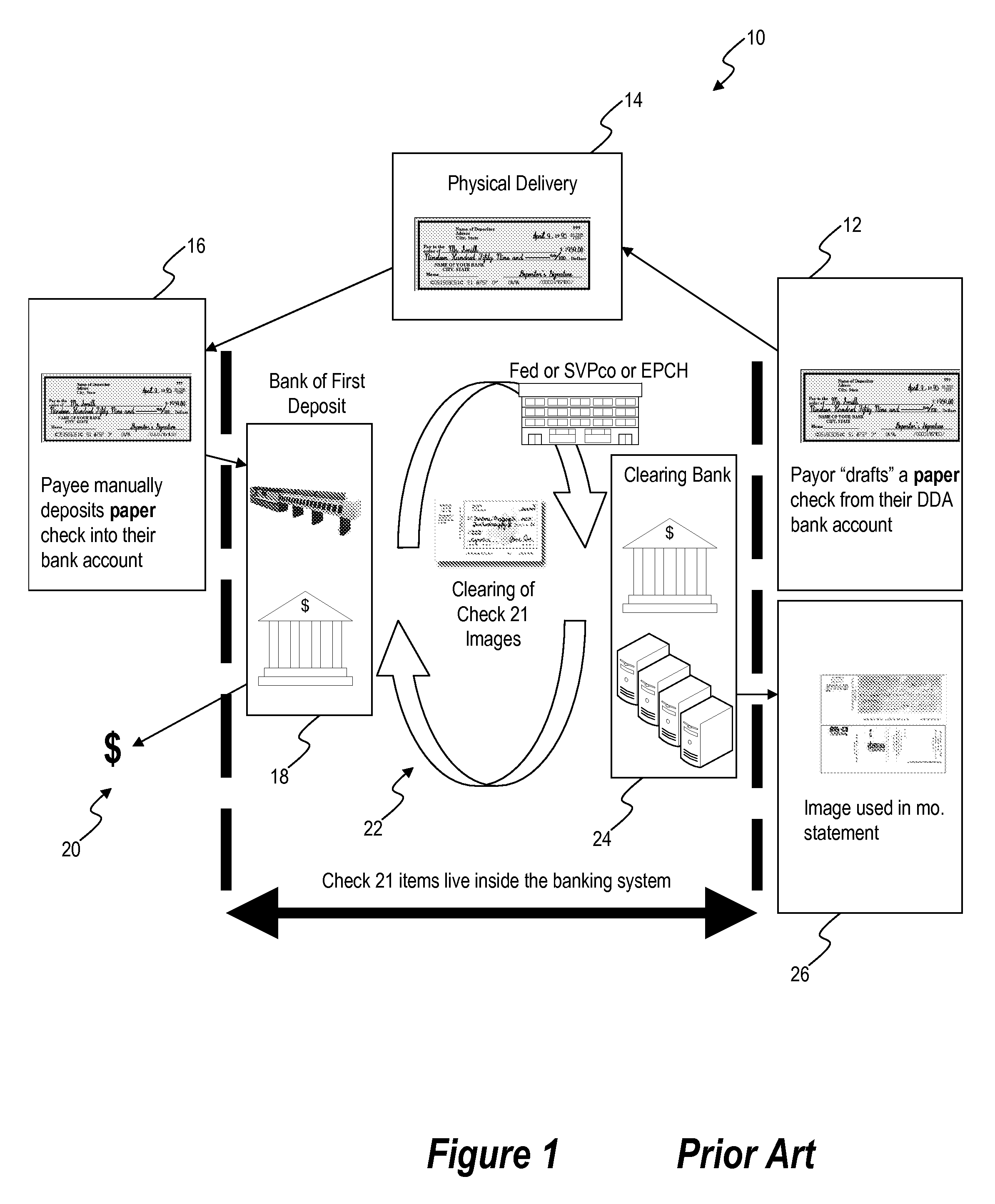 Electronic payment systems and methods utilizing digitally originated checks