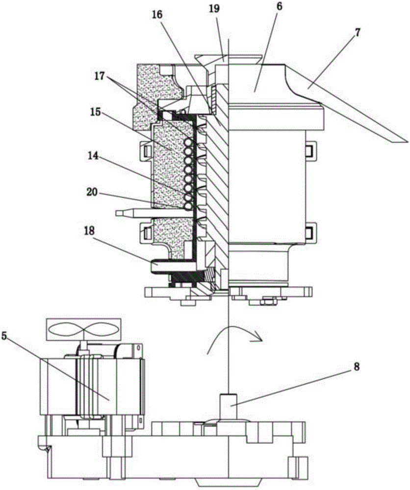 Ice machine with quick deicing function