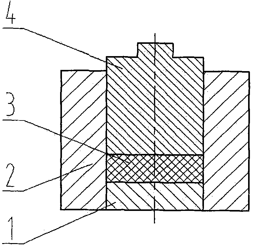 C-shaped flange metal rubber component preparation technology method