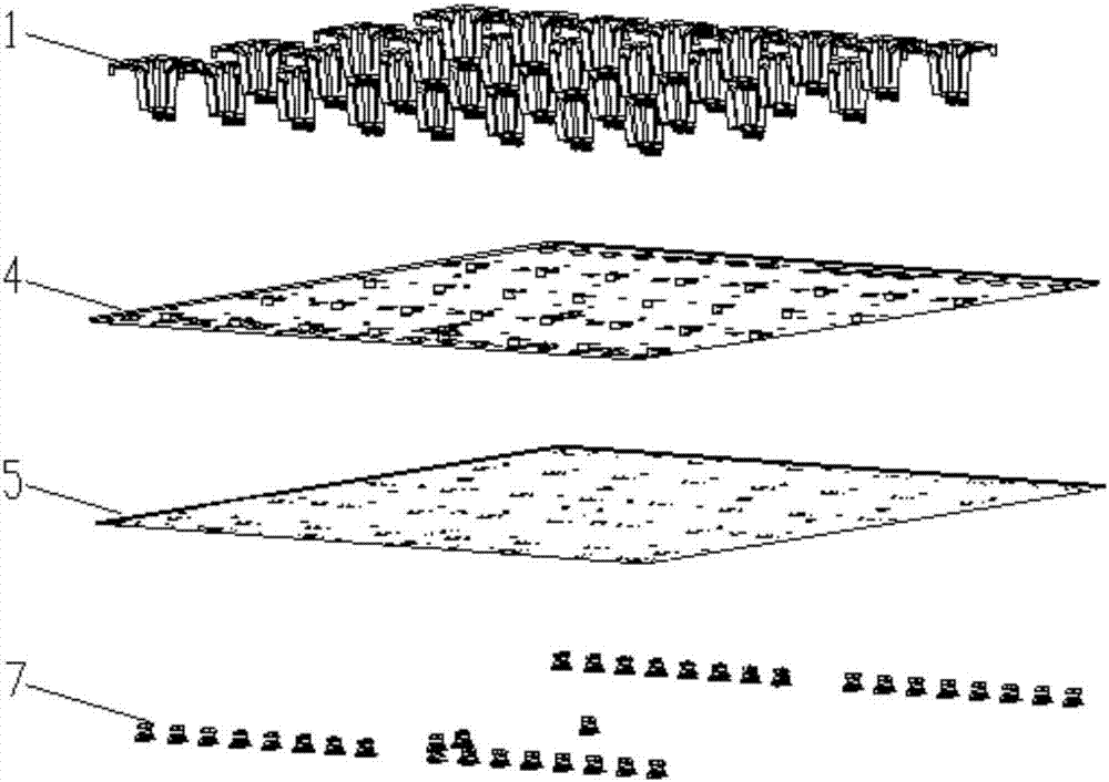 Dense array antenna having blind insertion structure