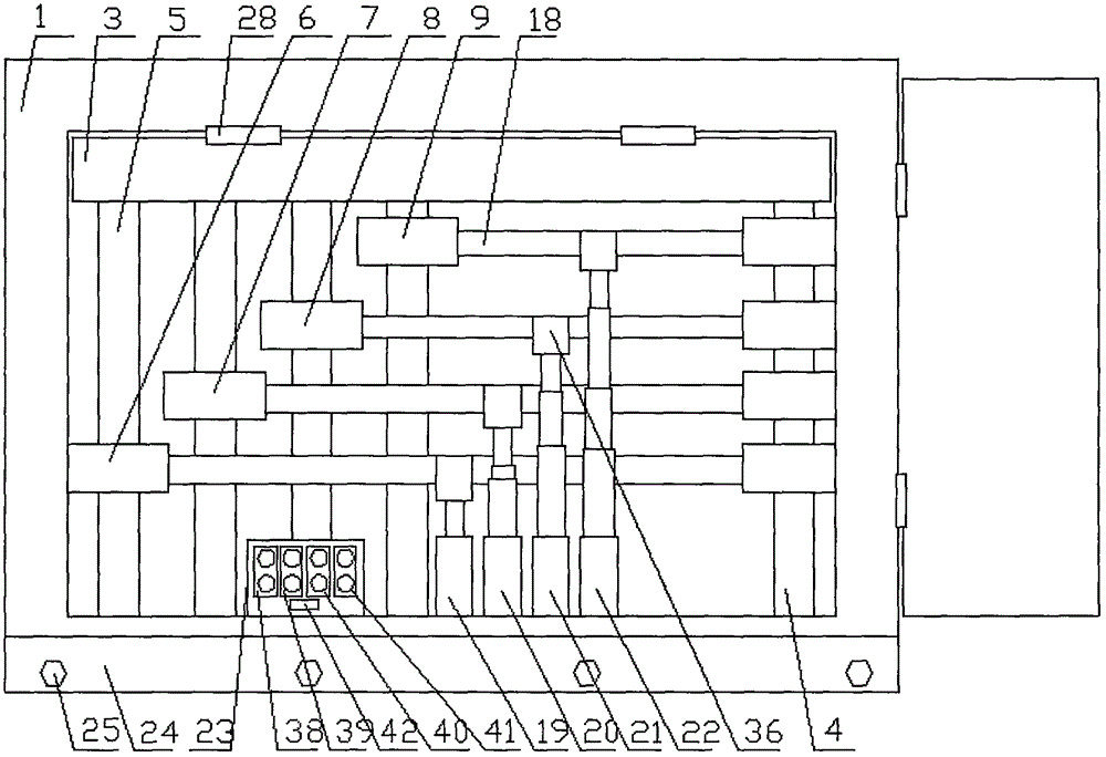 Loading device special for fragile production transportation