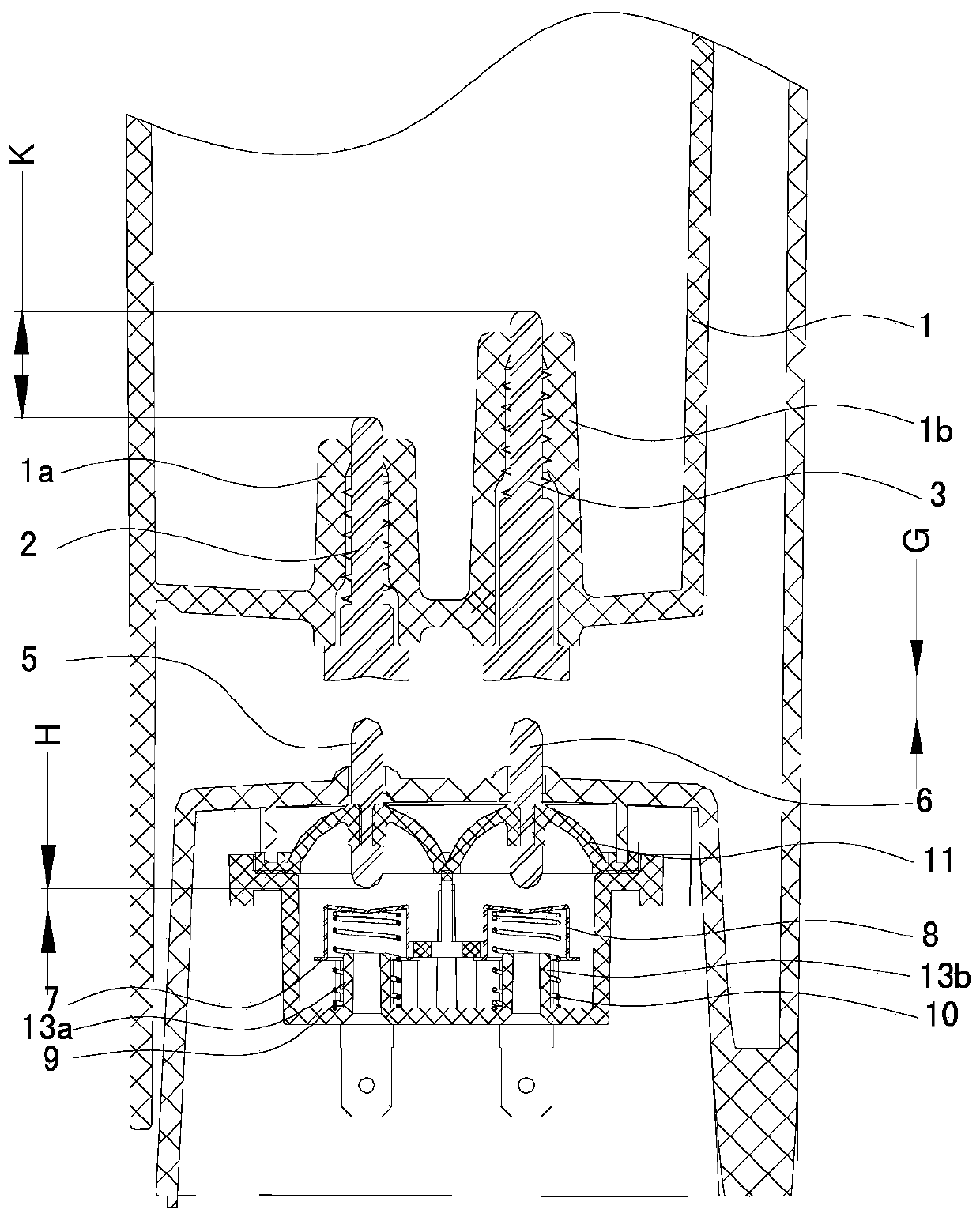 Water level detection device and Turkish coffee machine having same