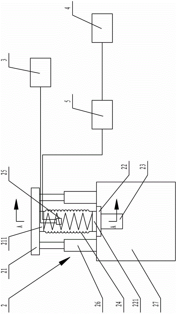 Spring salt mist fatigue test device