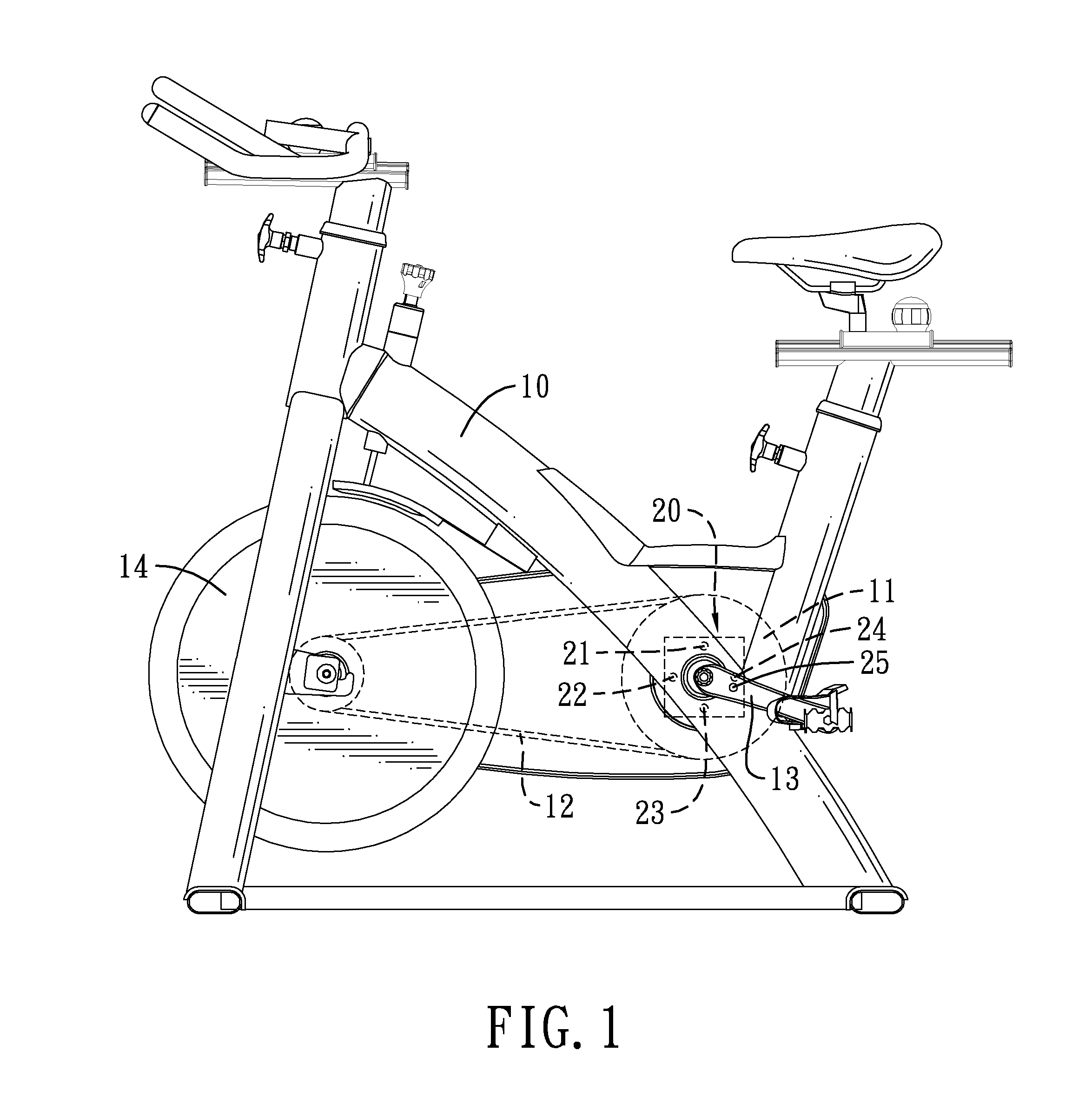 Detection apparatus of a traning machine