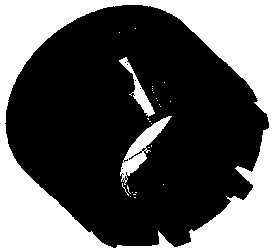 A zonal detection method for the coloring area of ​​the ball seat of a ball joint and the fitting degree of the coloring area