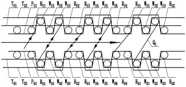 A kind of two-color jacquard velvet and its weaving method