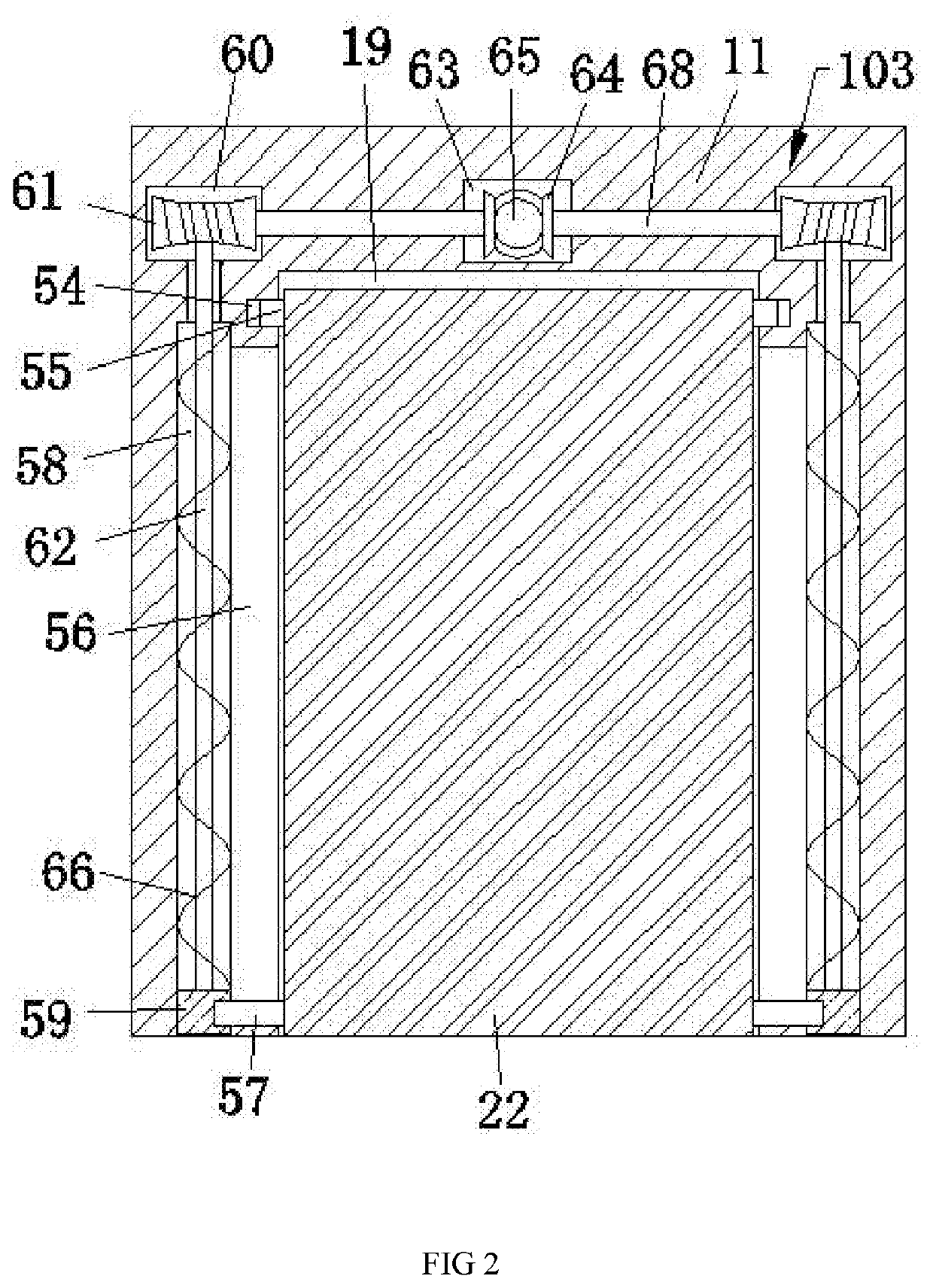 Vertical self-service blood pressure detector