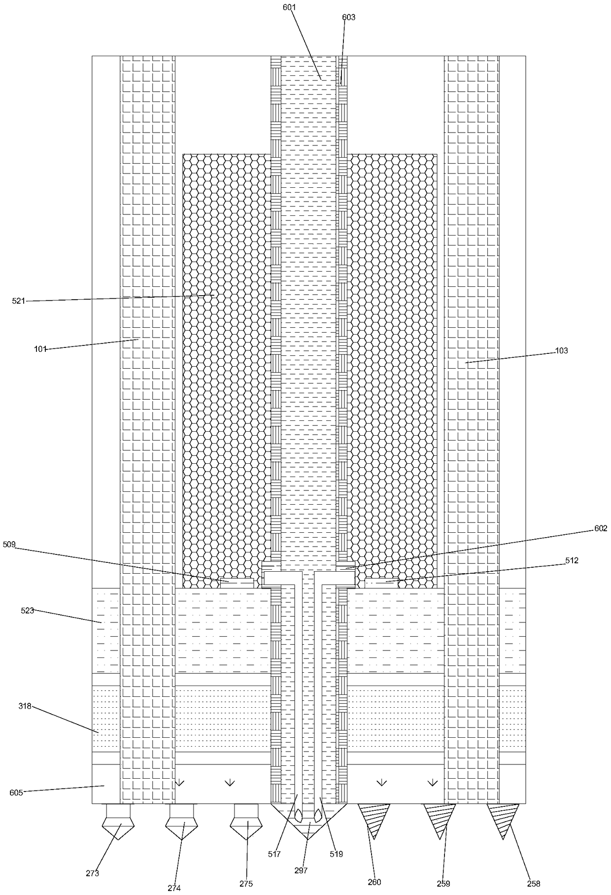 Lateral-vertical combined multi-dimensional freeze drilling and cutting method for soft-hard strata