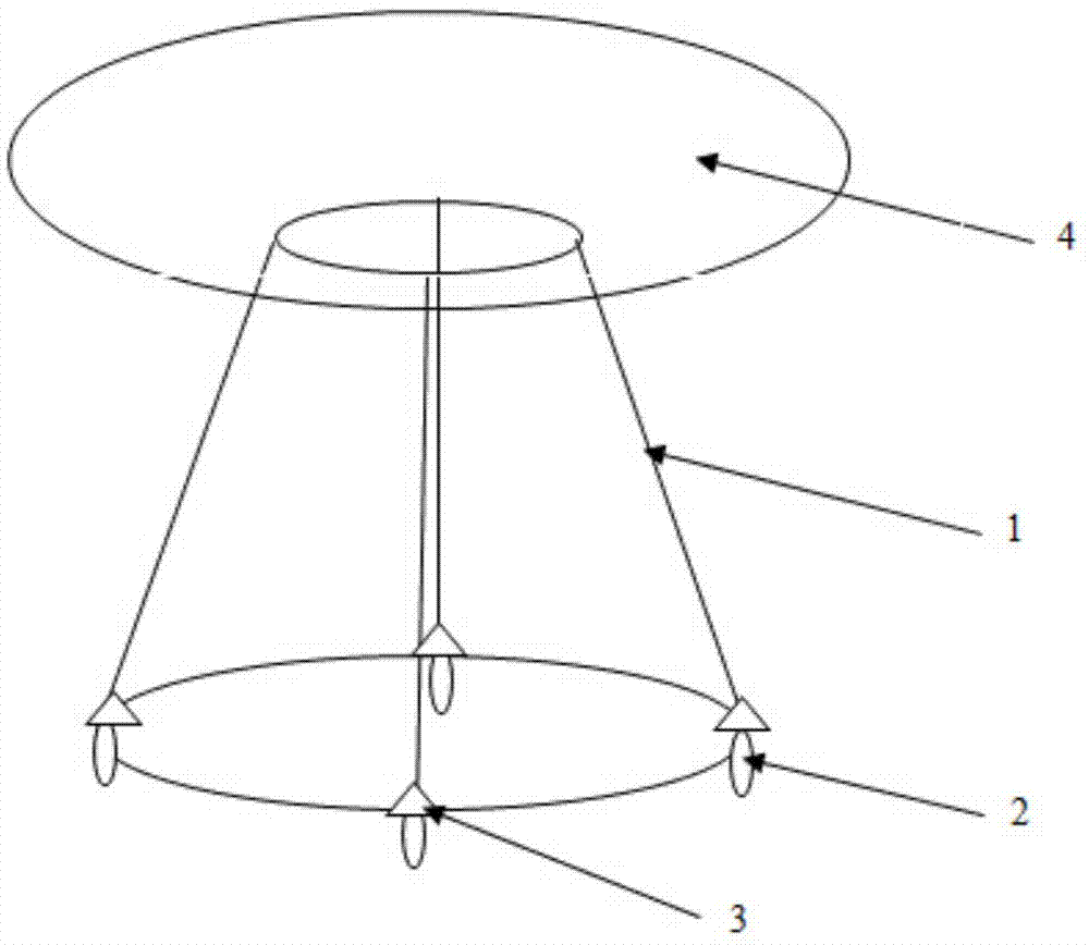 Solar cooker support