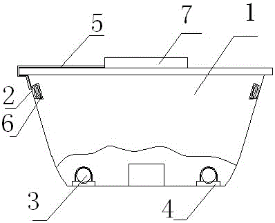 Ship rollover prevention emergency device