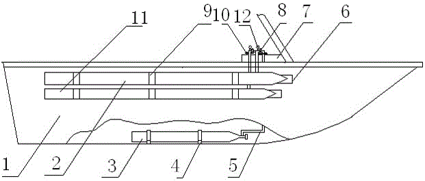 Ship rollover prevention emergency device