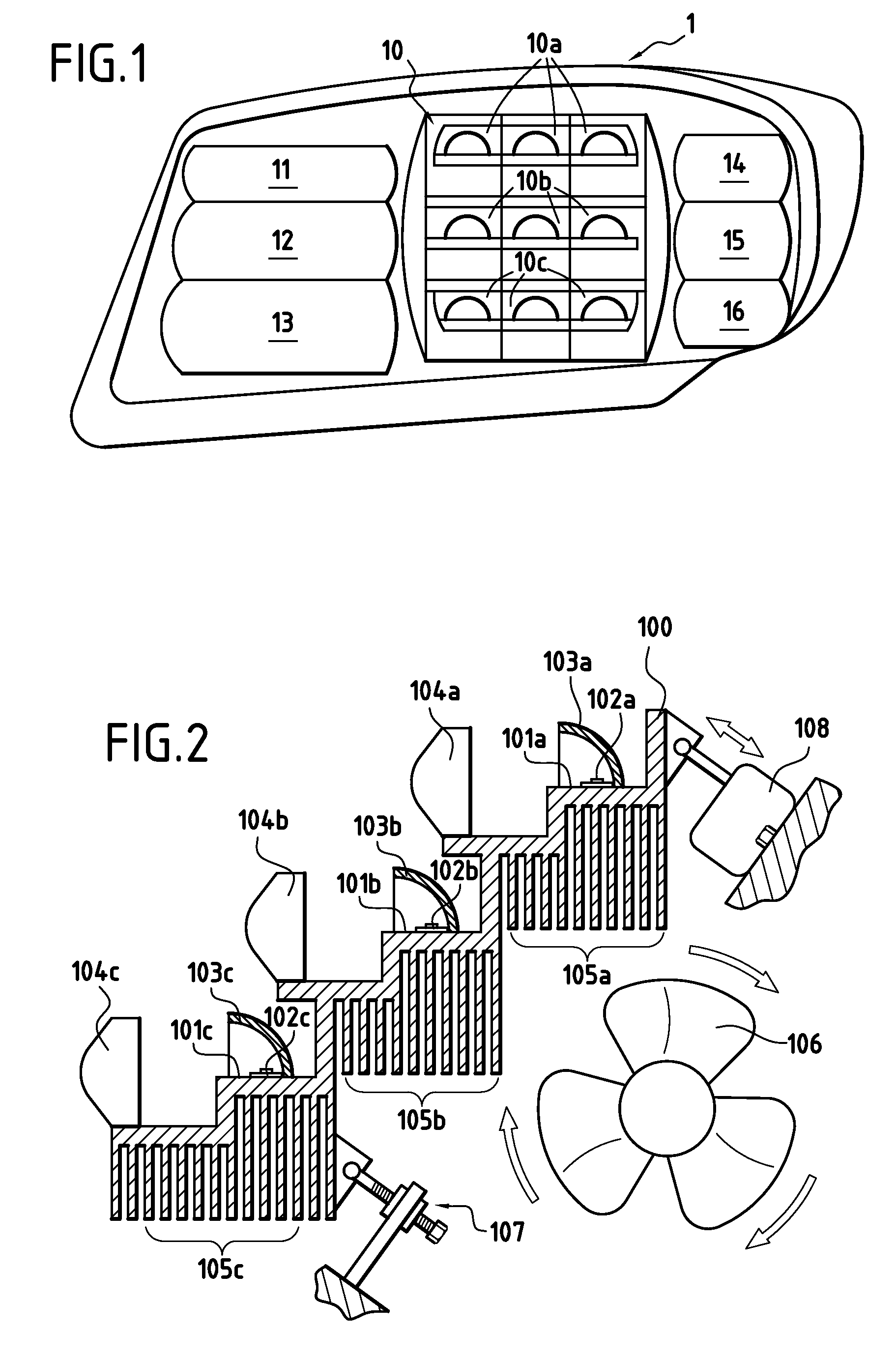 Lighting and/or signaling device for a motor vehicle incorporating a material having thermal anisotropy