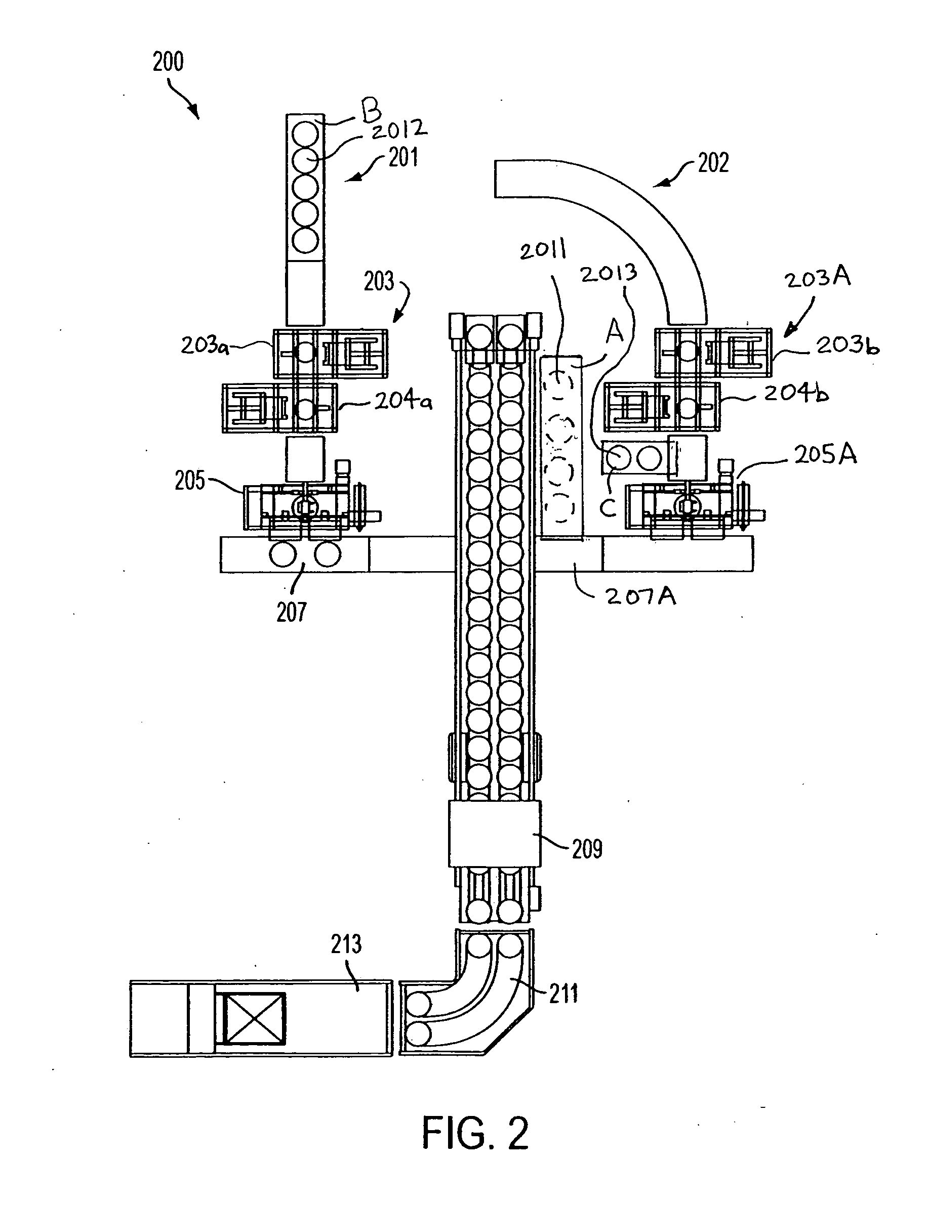 Automated system for handling food products