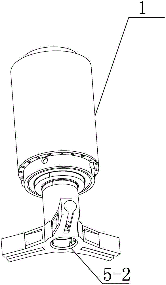 Mechanical arm flexible butt joint device based on double-hooke-joint mechanism