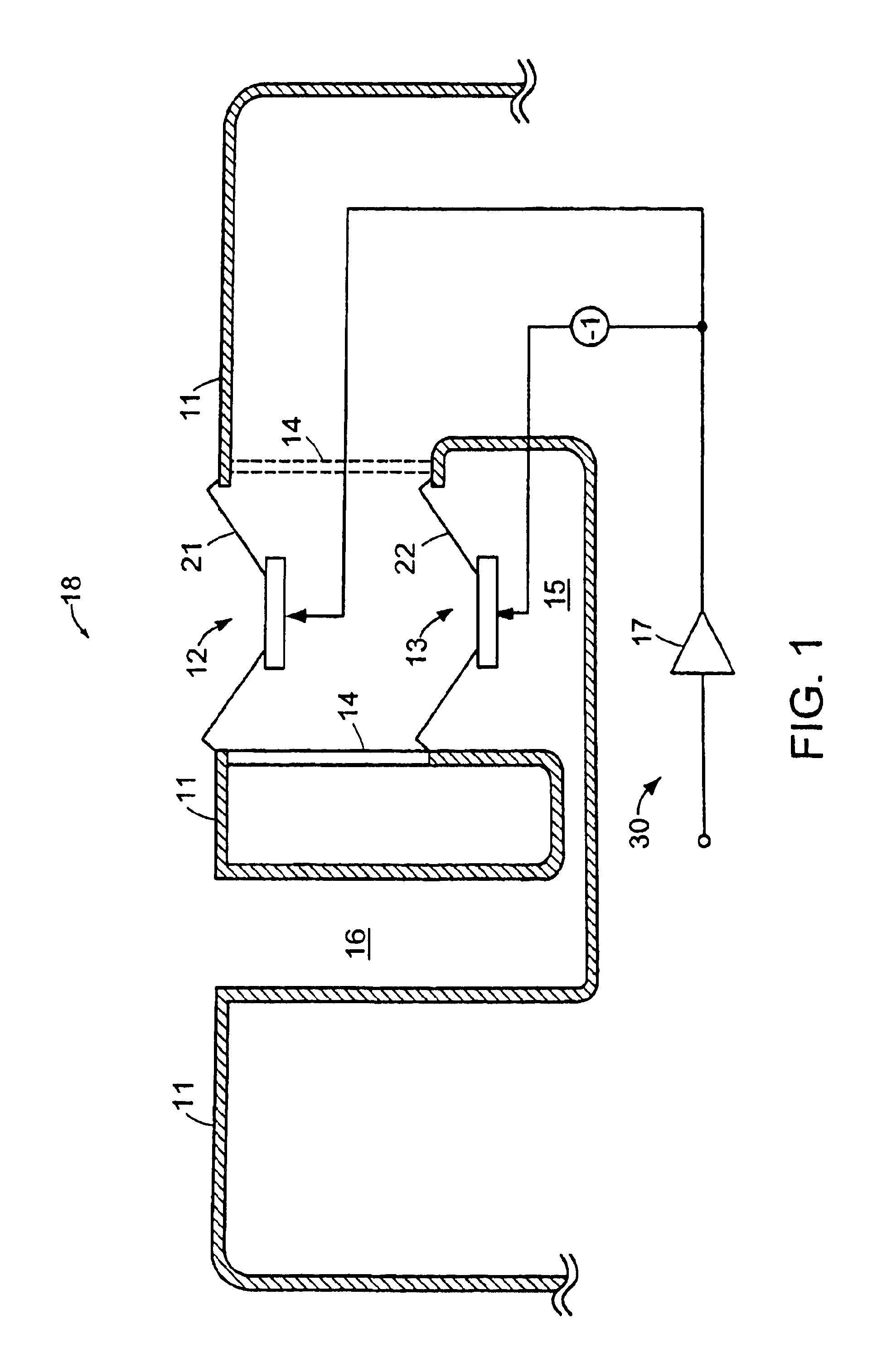 Baffle vibration reducing