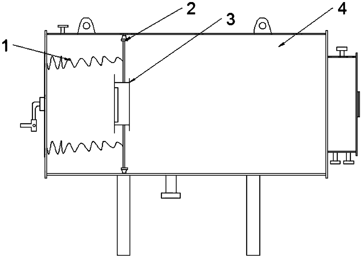 External oil type corrugated oil conservator pressure-balance valve