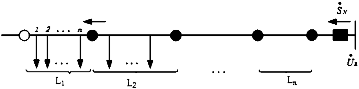 Fast power distribution network loop opening feasibility judgment method and device