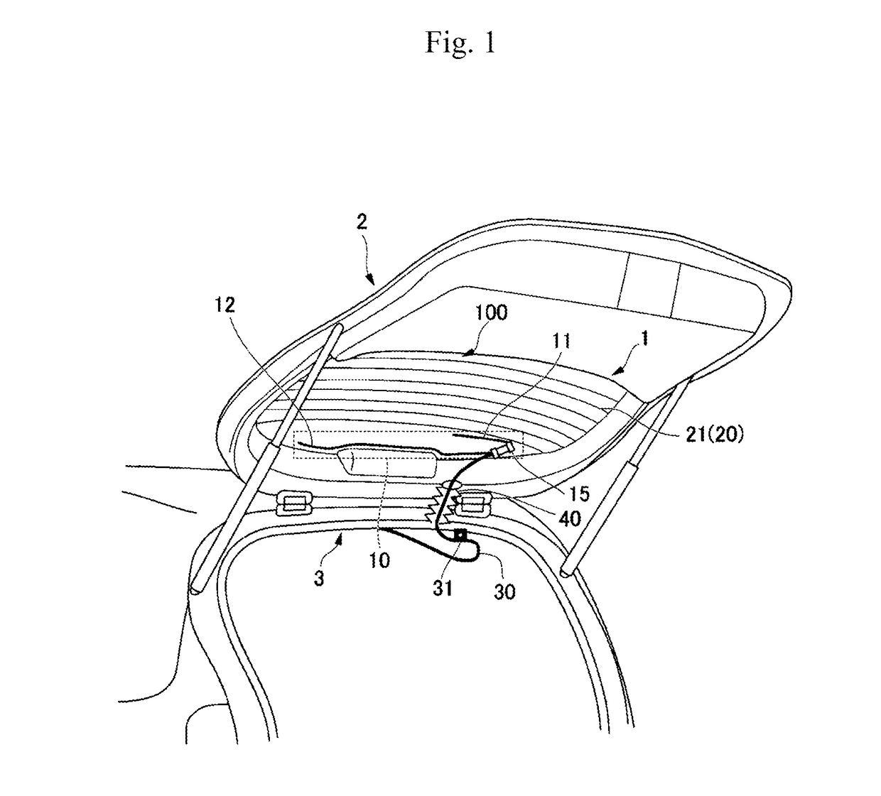 Glass antenna