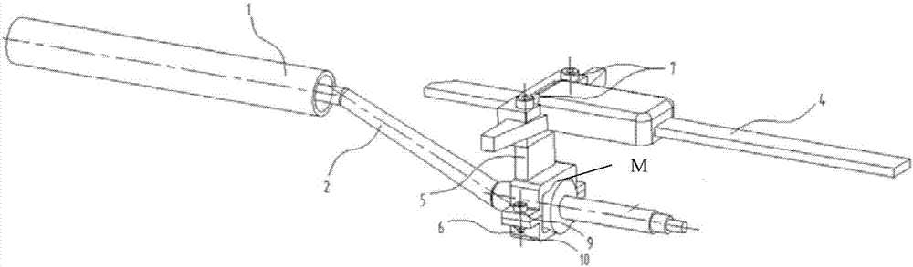 Supporting component used for wind tunnel test