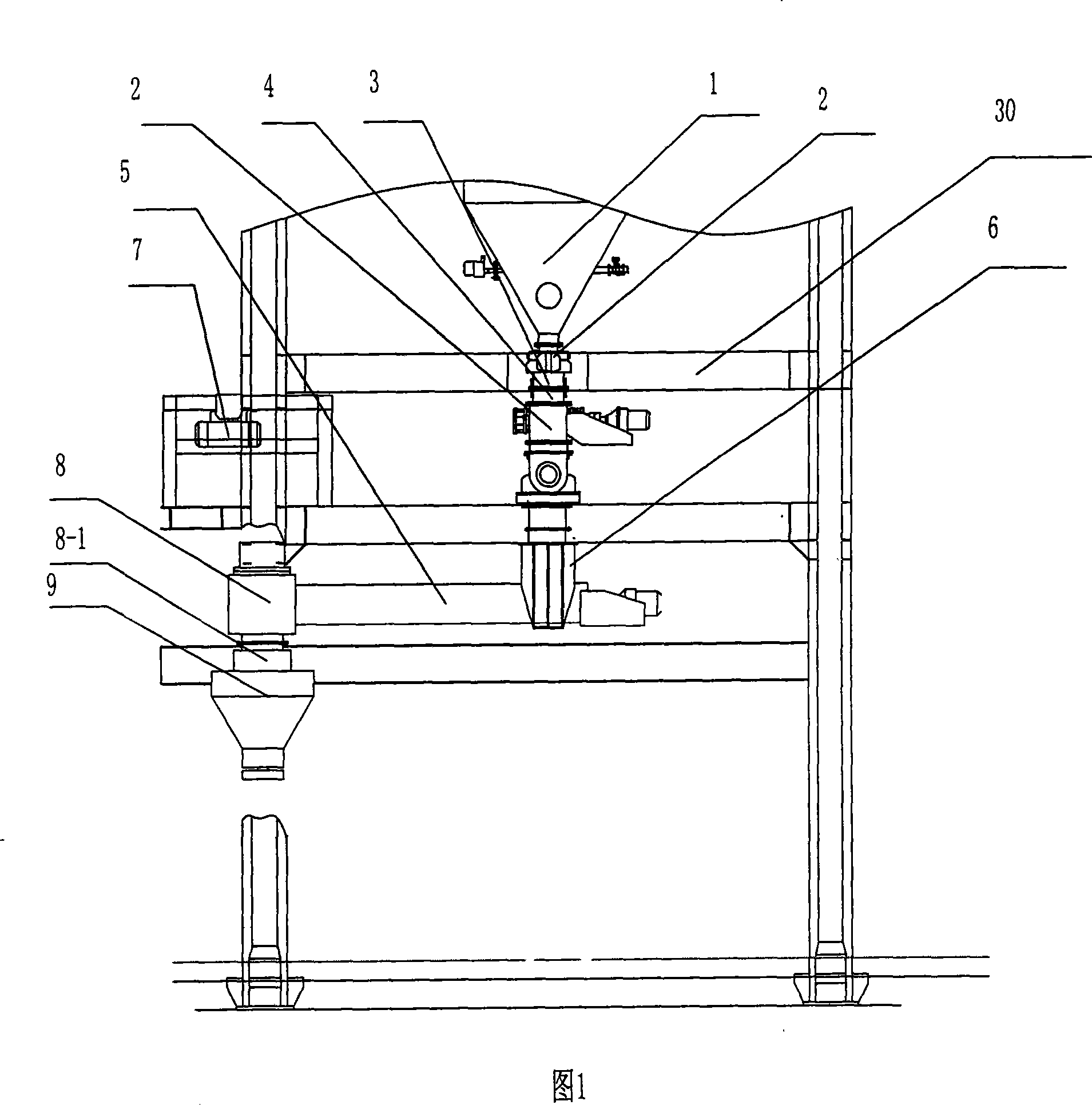 Method and apparatus for humidifying multi-stage spraying powdery materials and powder dust-free loader based on multi-stage spray powder humidification