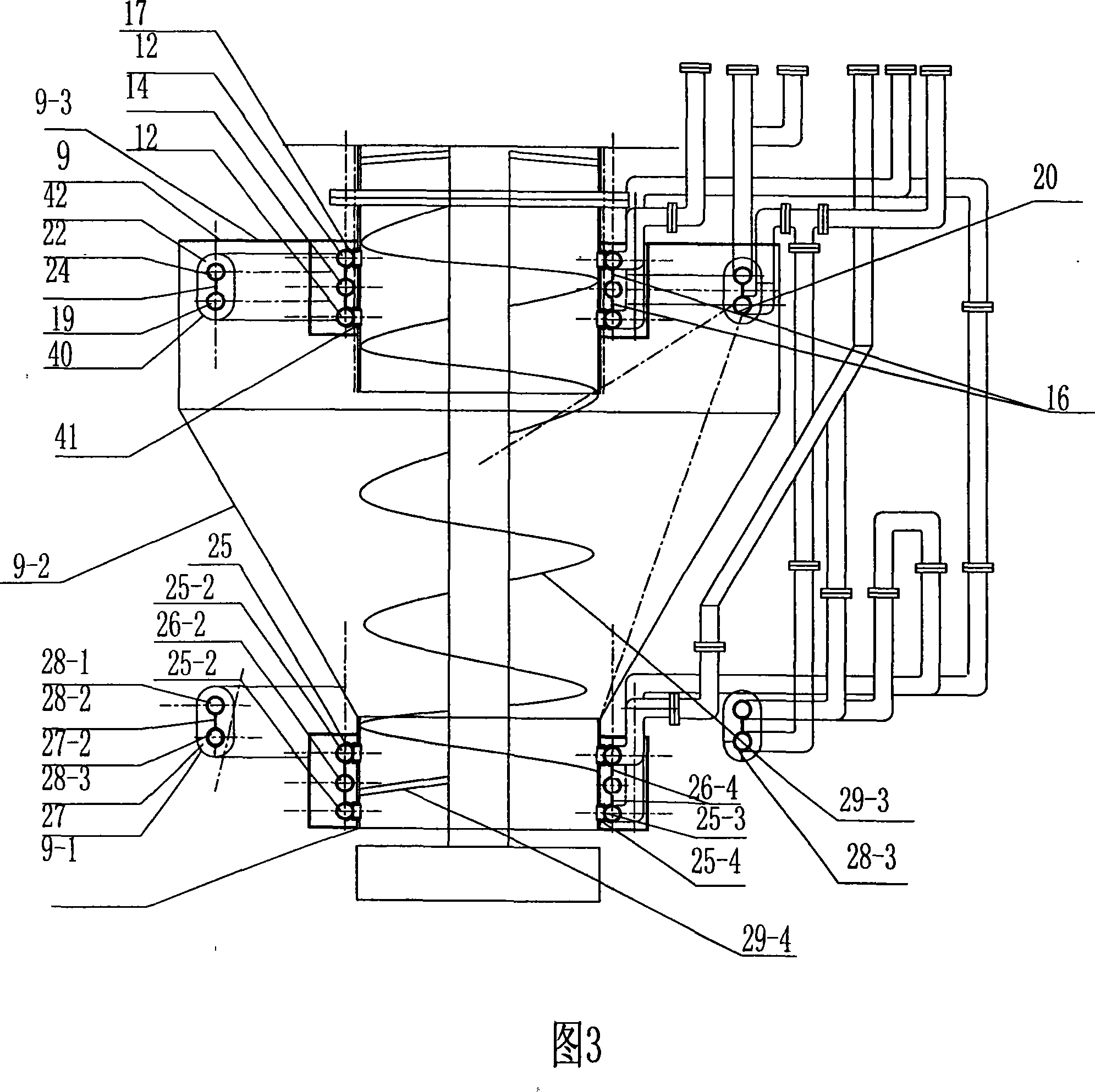 Method and apparatus for humidifying multi-stage spraying powdery materials and powder dust-free loader based on multi-stage spray powder humidification