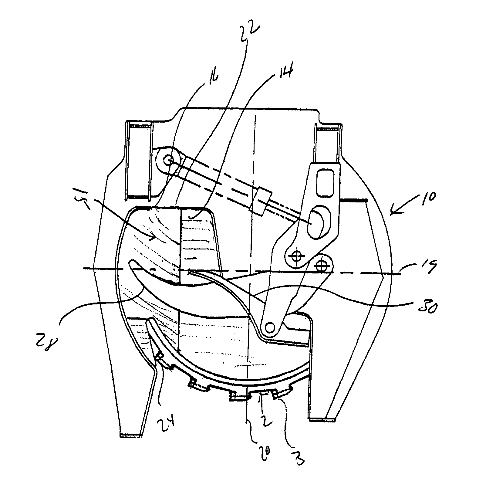 Butt plate for feller buncher