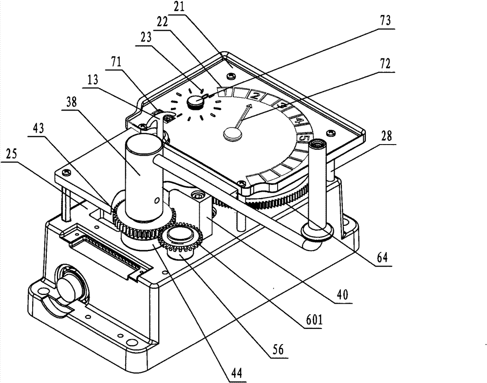 Self-locking device for off-circuit tap-changer hand operation mechanism