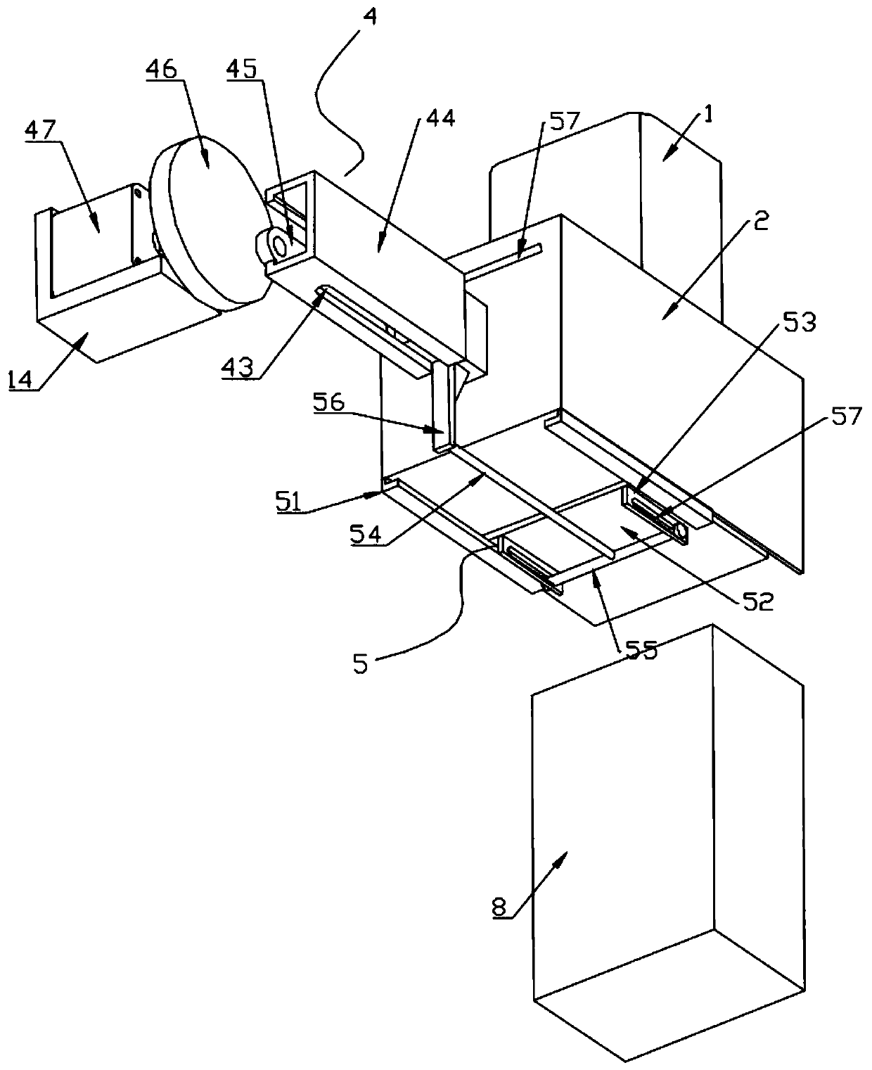 Garbage classification treatment equipment and garbage can applying same