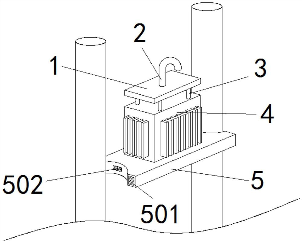 Hoisting equipment for transformer installation