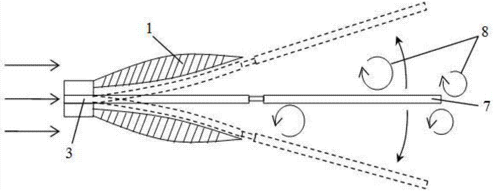 A blade-type composite wind energy harvester