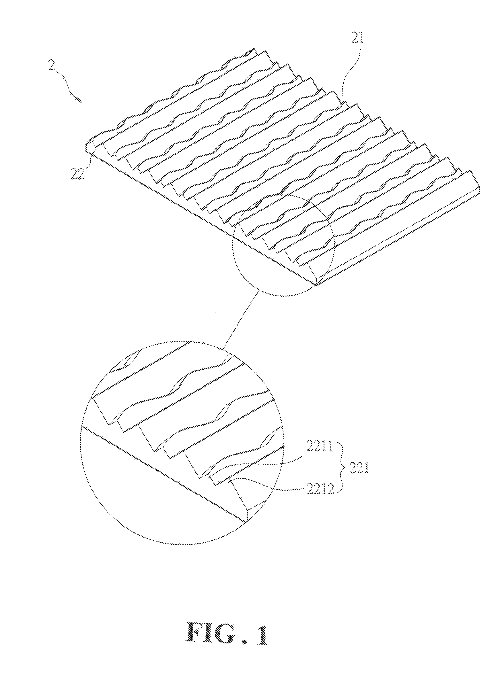 Structure of optic film