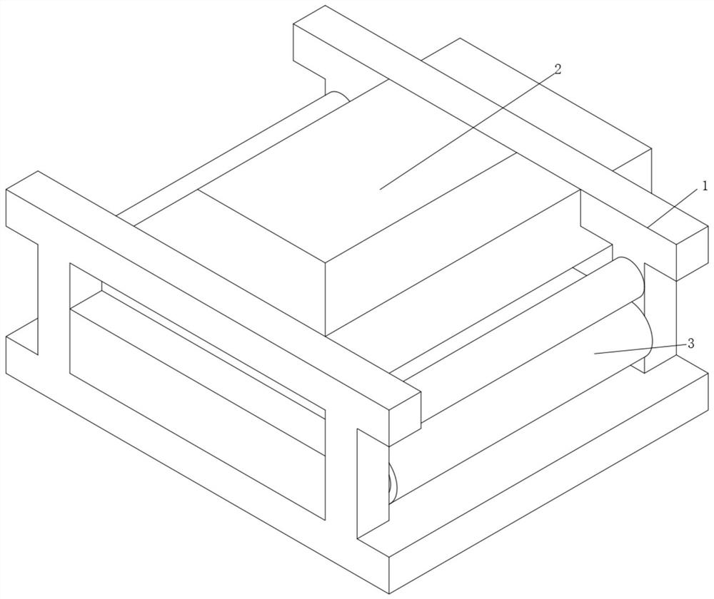 Non-woven fabric dust removal device based on static electricity and dust removal method thereof