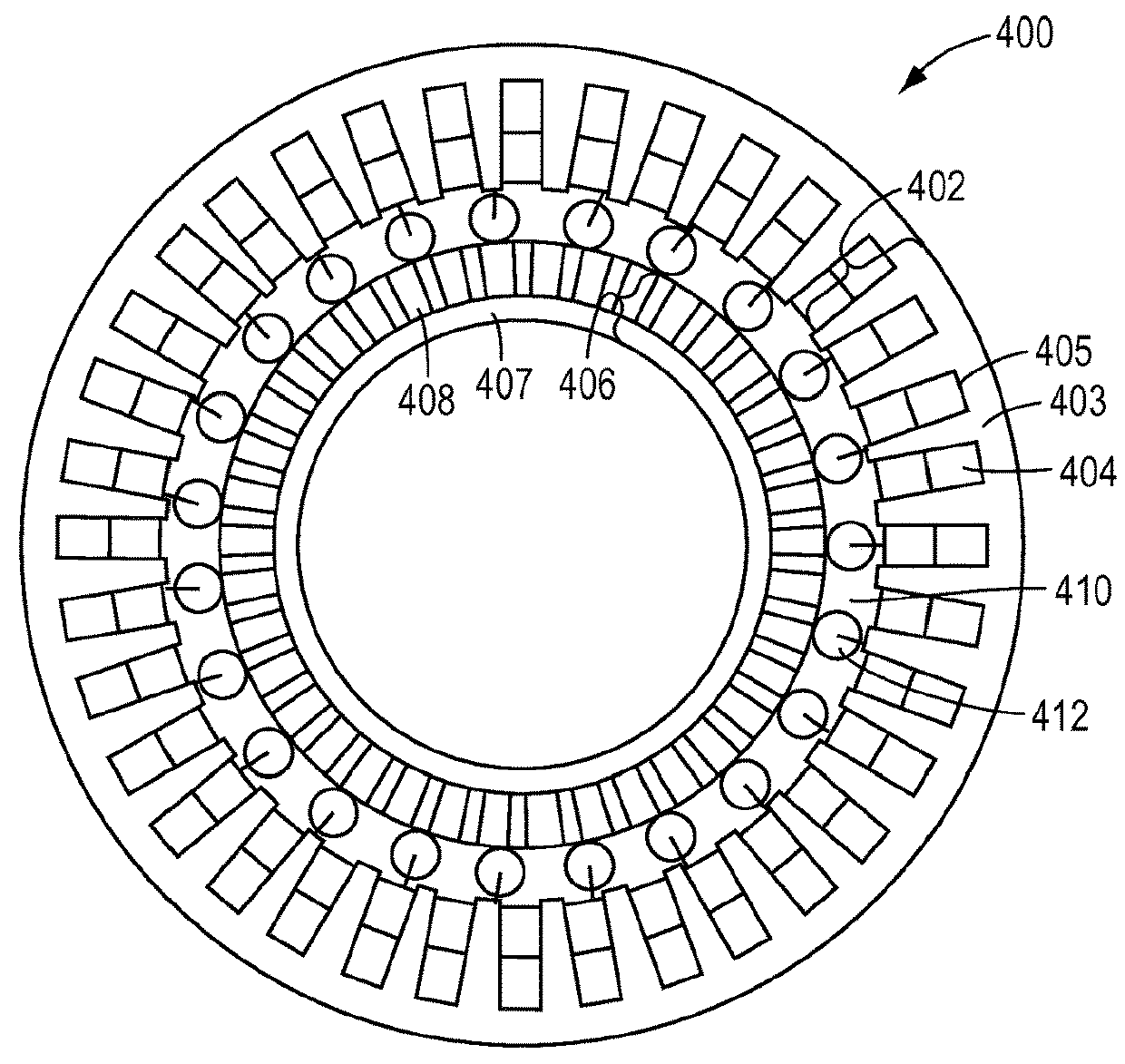 Magnetic drive devices, and related systems and methods