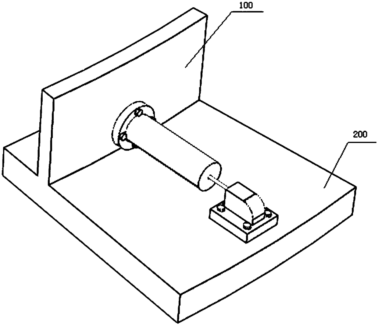 Damping device for liquid storing tank