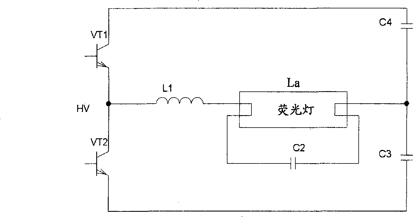 Driving and regulating method and device for bipolar transistor in electric ballast