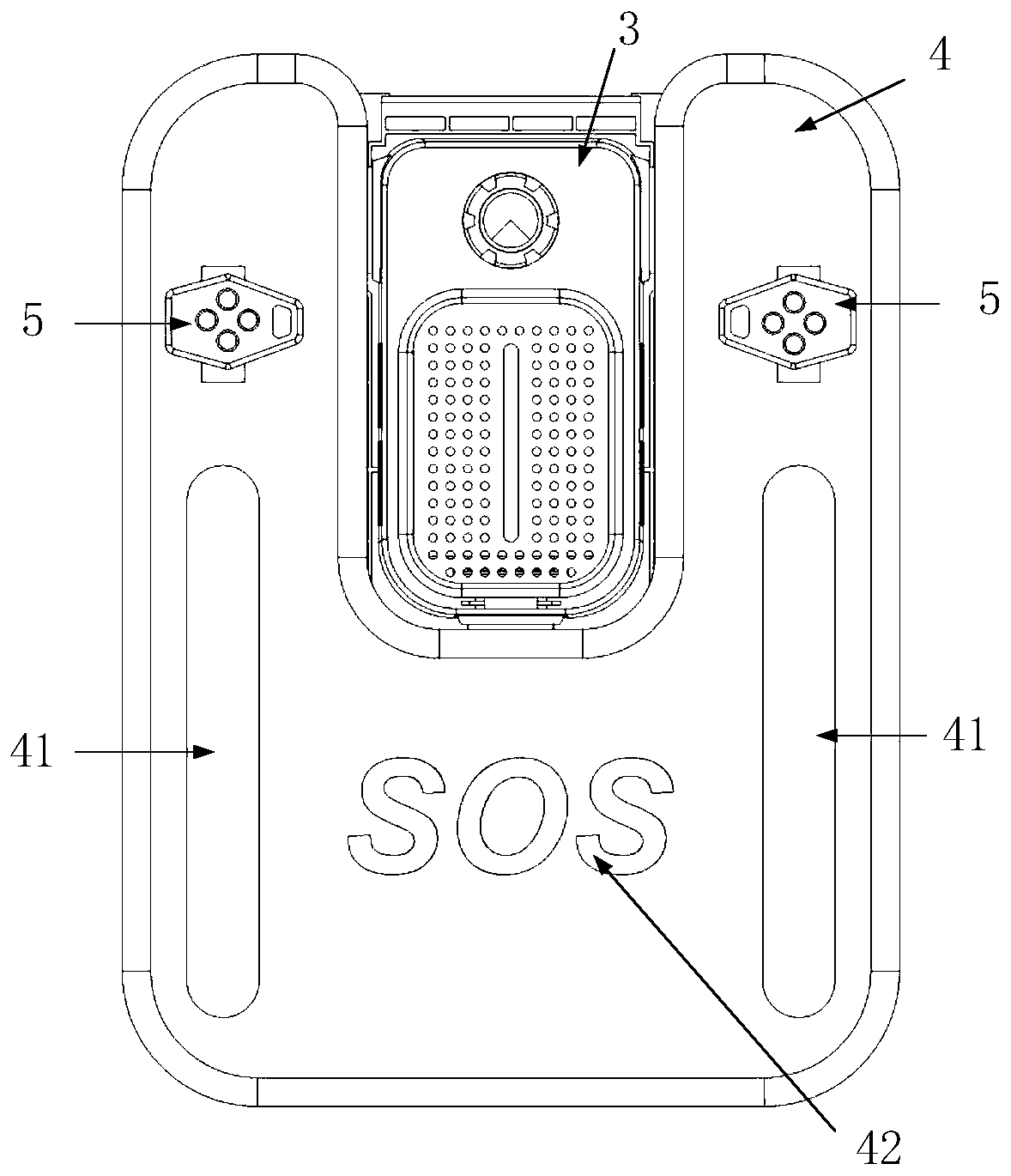 Portable self-rescue respirator