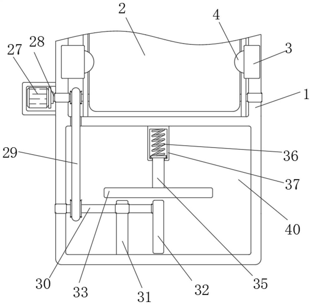 A pressing mechanism for the production of multi-layer carbon fiber composite materials