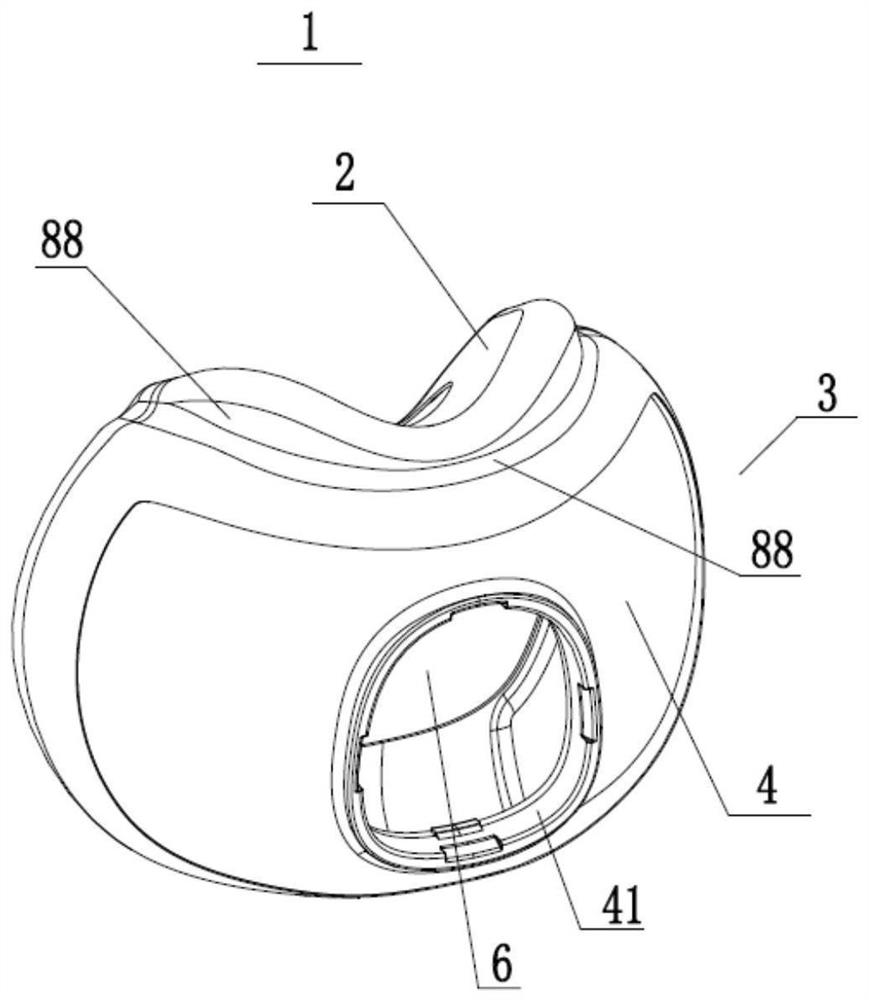 Exhaust assembly, ventilation assembly and mask system