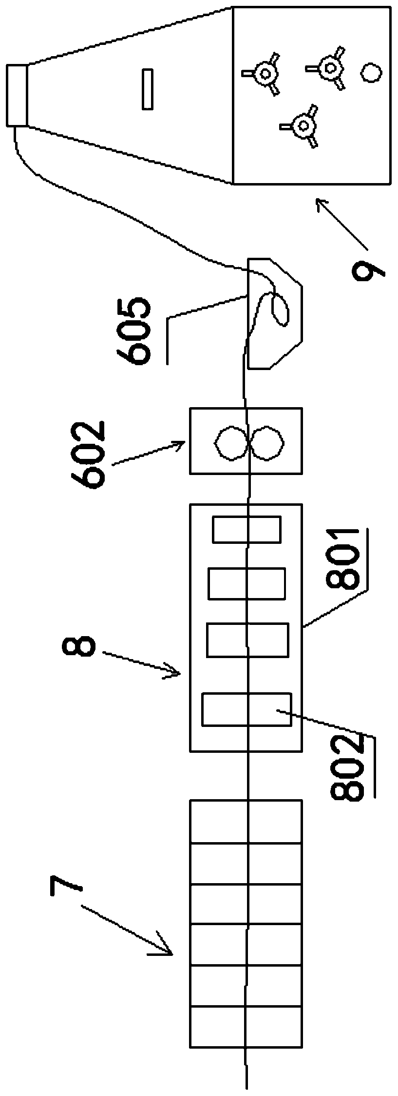 Extrusion-type dewatering structure for fabric dewatering device