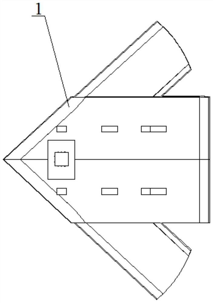 Aircraft telescopic wing based on stroke amplifying mechanism