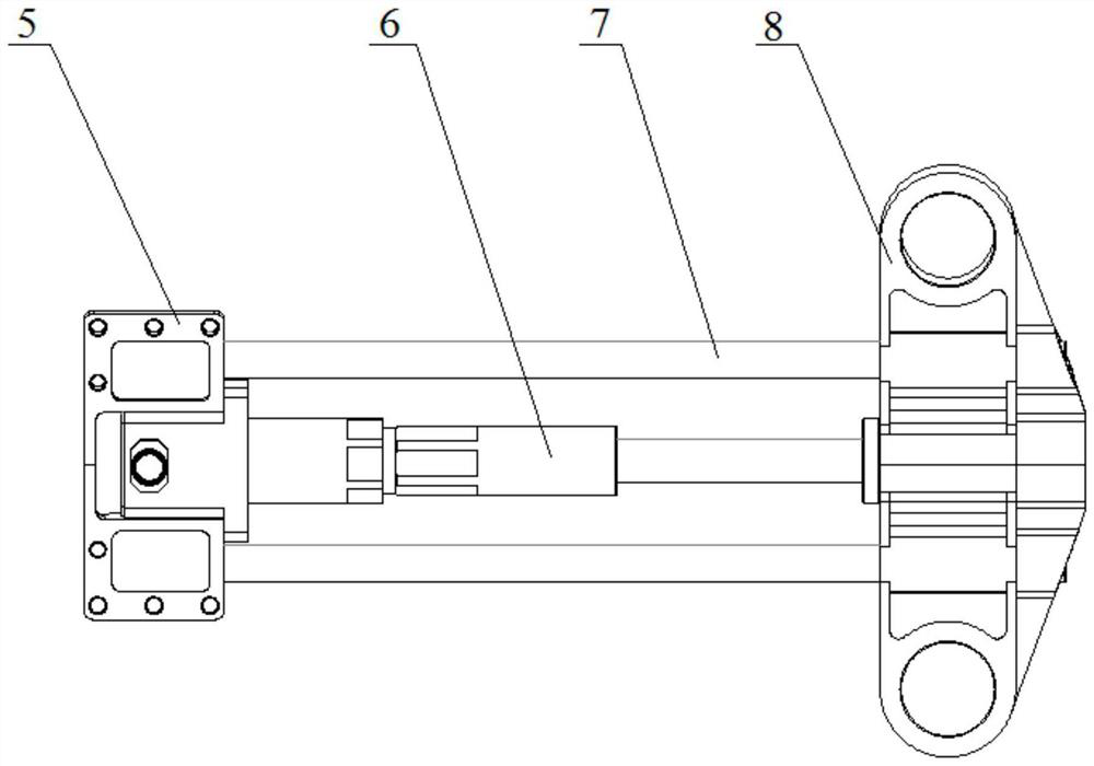 Aircraft telescopic wing based on stroke amplifying mechanism