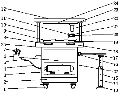 Cutting and spraying integrated device of decoration plates