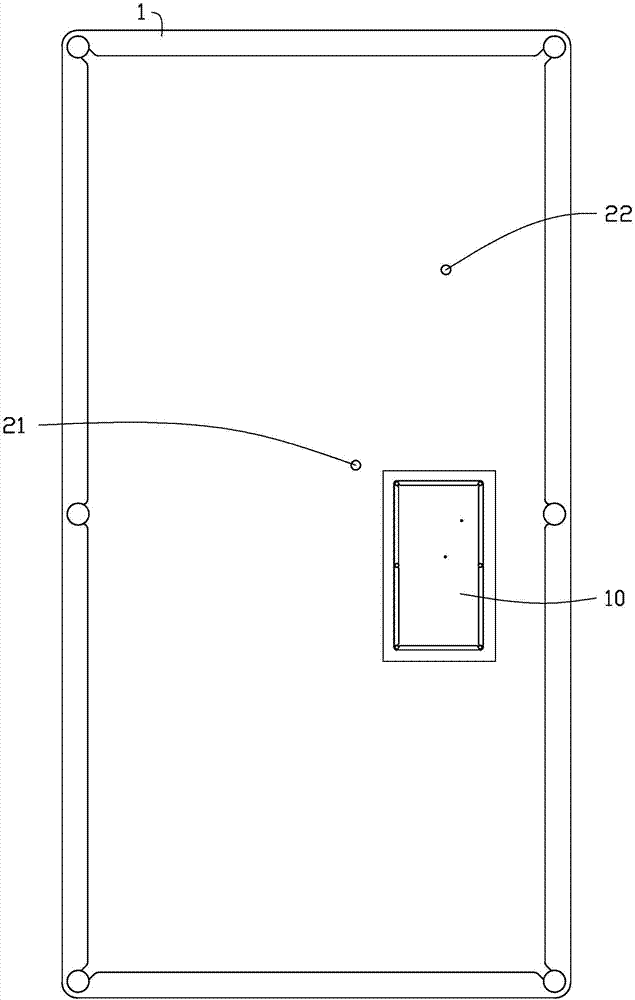 Billiard hitting assist method, a billiard hitting assist system, and a portable electronic device