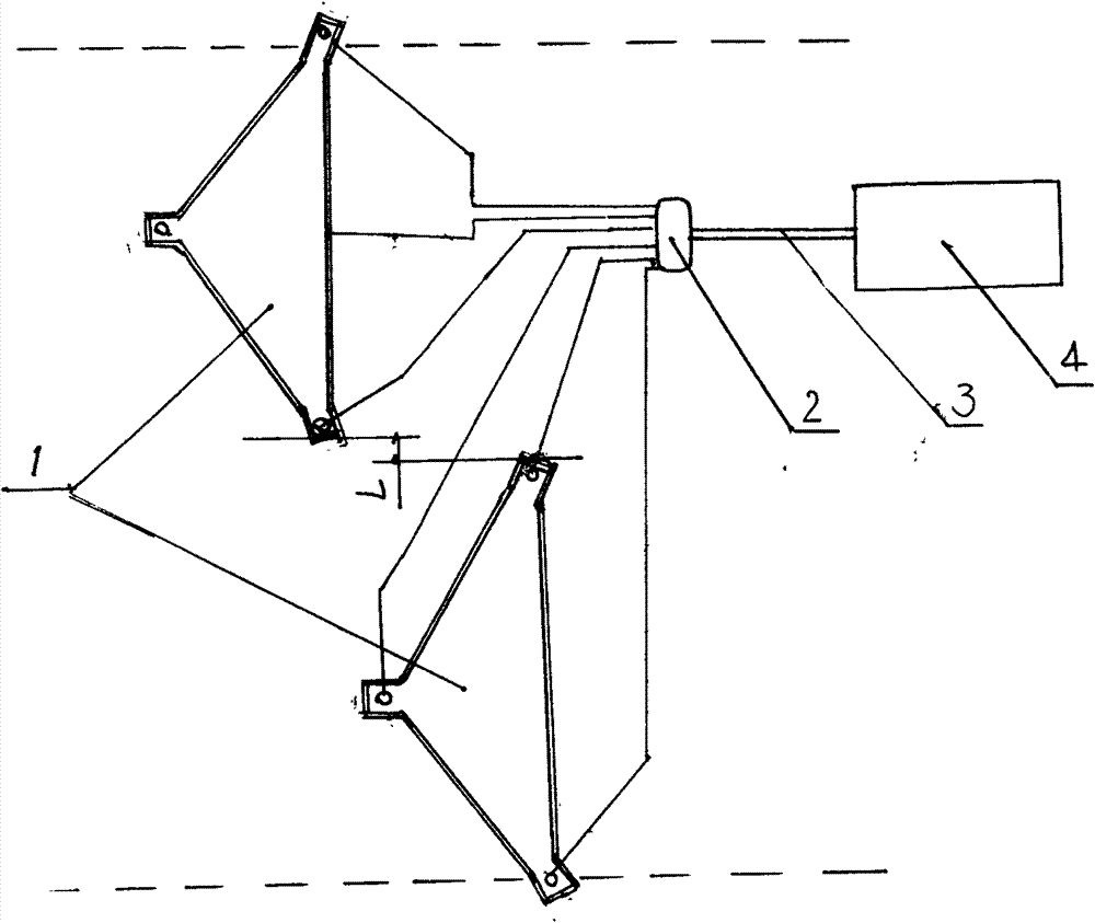 Split-type triangular dynamic truck scale