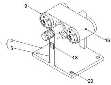 An environmental protection dust removal device