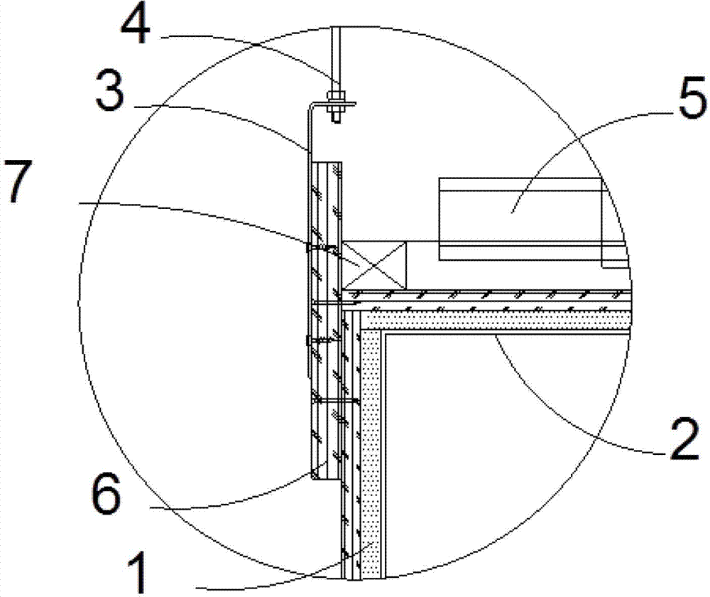 Modeling ceiling fixing structure