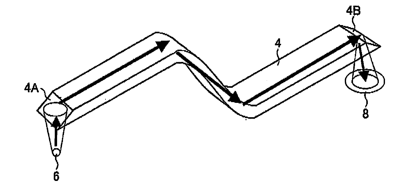 Optical wiring arrangement and optical transmission module